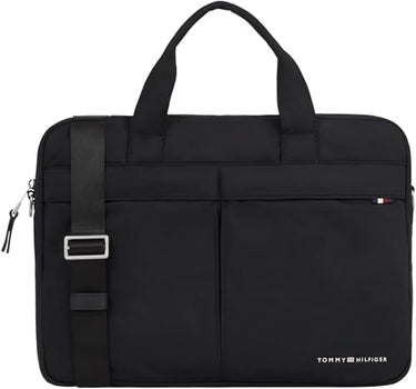 Tommy Hilfiger TH SIGNATURE COMPUTER BAG laptop bag men, black, O on sale